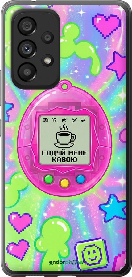 Силиконовый чехол Y2K Aesthetic Retro Pet: Годуй мене кавою для Samsung Galaxy A53 A536E - 6784u-2585 изображение 