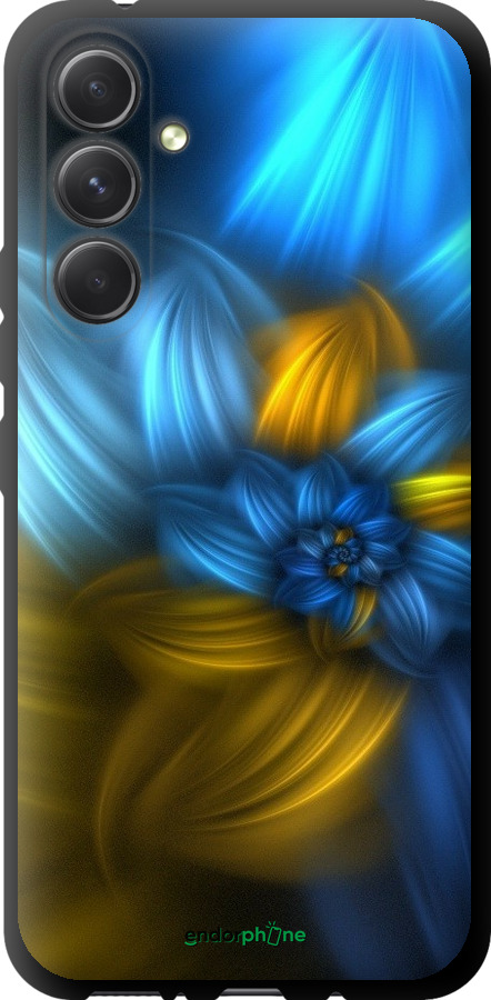 

TPU чорний чохол "Візерунок 46" для Samsung Galaxy A54 A546E, Синій