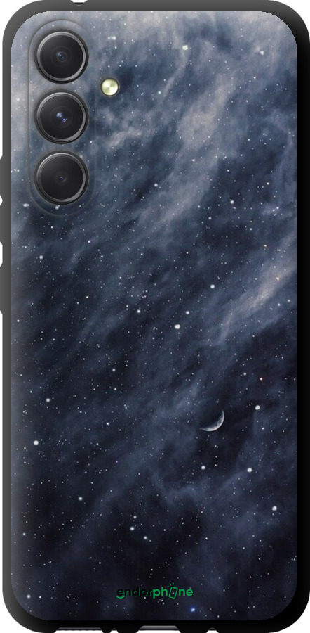 TPU чехол Голубые облака, Голубая луна для Samsung Galaxy A54 A546E - 6398b-2935 изображение 