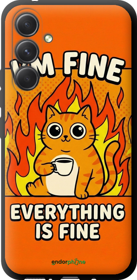 TPU чехол Funny Cat для Samsung Galaxy A54 A546E - 6786b-2935 изображение 