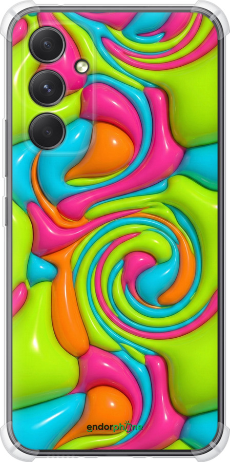 Силикон с усиленными углами чехол Y2K Jelly Dream для Samsung Galaxy A54 A546E - 6780sp-2935 изображение 
