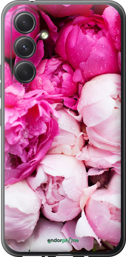 

Custodia in Silicone Peonie rosa" for Samsung Galaxy A54 A546E"