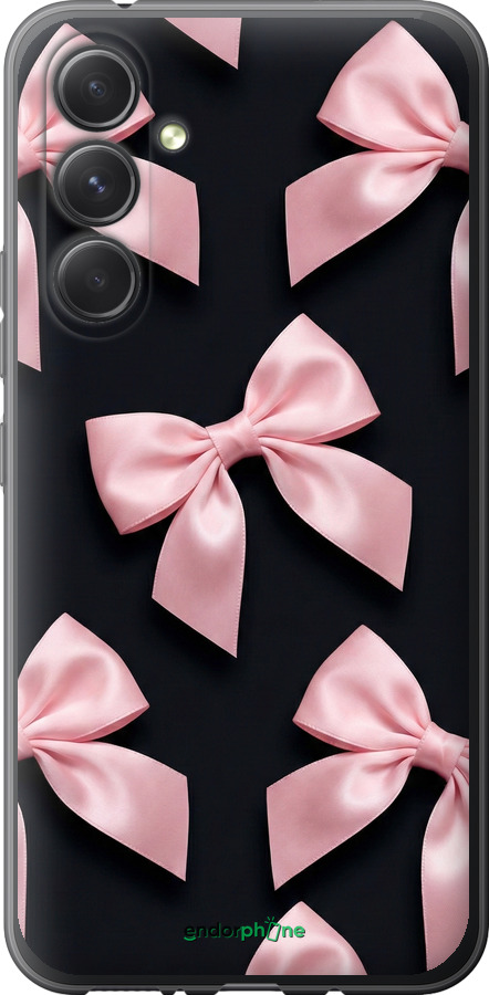 Силиконовый чехол Coquette Ribbons Dark Coquette для Samsung Galaxy A54 A546E - 6767u-2935 изображение 