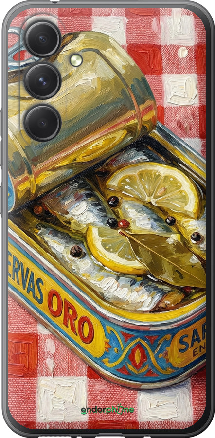 Силіконовий чехол Vintage Sardine Tin Phone для Samsung Galaxy A54 A546E - 6772u-2935 изображение 