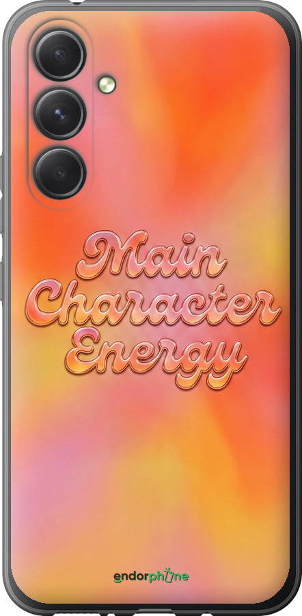 Силиконовый чехол Aura Gradient Main Character Energy Aesthetic Y2K для Samsung Galaxy A54 A546E - 6783u-2935 изображение 