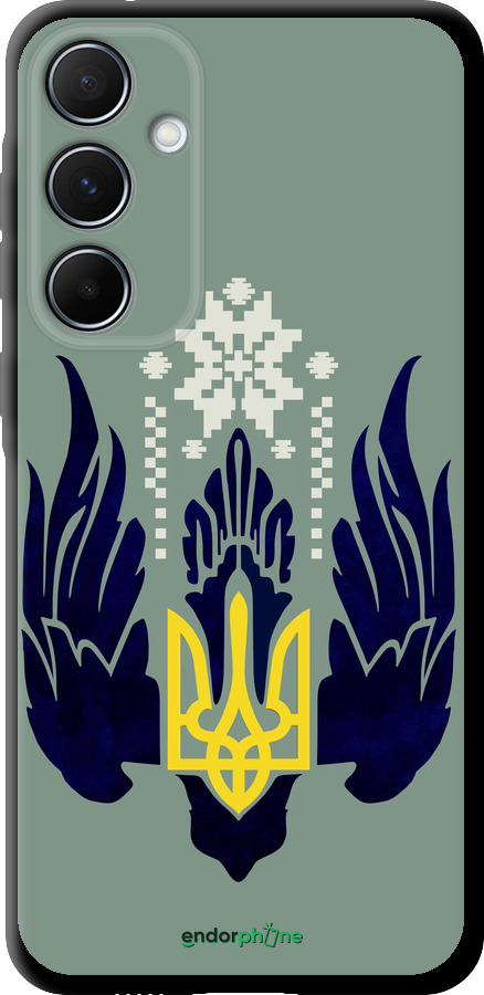 TPU чехол Тризуб із крилами для Samsung Galaxy A55 - 5640b-3617 изображение 