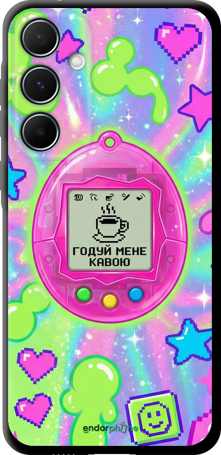 TPU чехол Y2K Aesthetic Retro Pet: Годуй мене кавою для Samsung Galaxy A55 - 6784b-3617 изображение 
