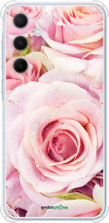 Силикон с усиленными углами чехол Розы для Samsung Galaxy A55 - 525sp-3617 изображение 