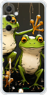 Силіконовий протиударний с посиленими кутами чехол Жабки 2 для Samsung Galaxy A55 - 5657sp-3617 изображение 