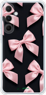 Силіконовий протиударний с посиленими кутами чехол Coquette Ribbons Dark Coquette для Samsung Galaxy A55 - 6767sp-3617 изображение 