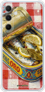 Силіконовий протиударний с посиленими кутами чехол Vintage Sardine Tin Phone для Samsung Galaxy A55 - 6772sp-3617 изображение 