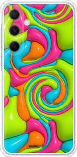 Силіконовий протиударний с посиленими кутами чехол Y2K Jelly Dream для Samsung Galaxy A55 - 6780sp-3617 изображение 