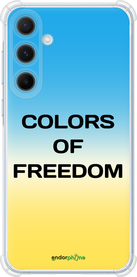 Силіконовий протиударний с посиленими кутами чехол Colors of Freedom для Samsung Galaxy A55 - 5453sp-3617 изображение 