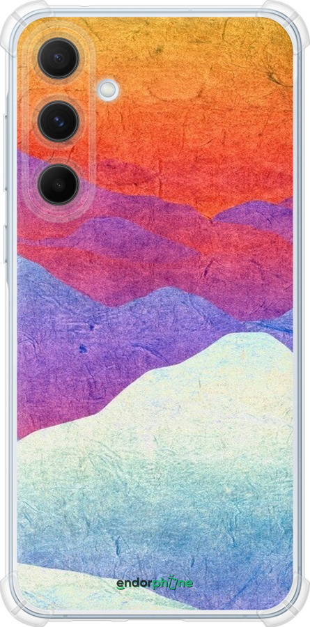 Силикон с усиленными углами чехол Горный закат для Samsung Galaxy A55 - 6479sp-3617 изображение 