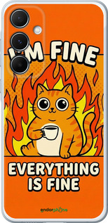 Силиконовый чехол Funny Cat для Samsung Galaxy A55 - 6786u-3617 изображение 