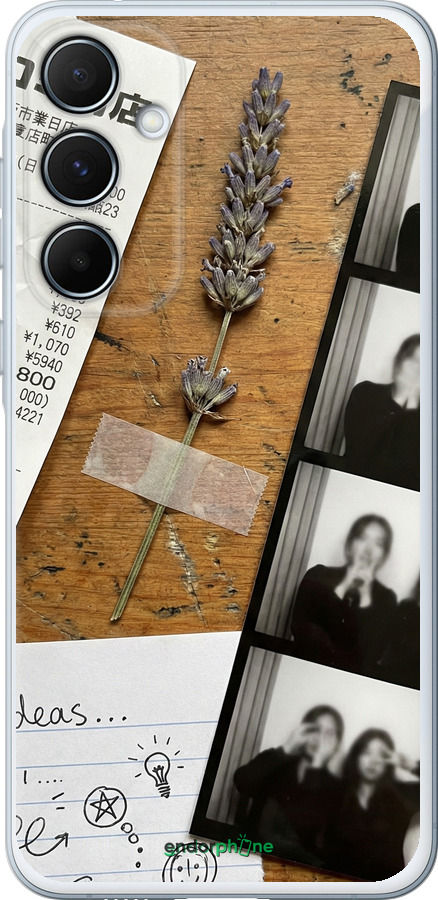 Силиконовый чехол Aesthetic Scrapbook Collage для Samsung Galaxy A55 - 6773u-3617 изображение 