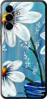 TPU чехол Красивые арт-ромашки для Samsung Galaxy A56 - 4031b-3882 изображение 