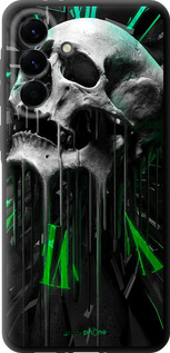 TPU чехол Череп-часы для Samsung Galaxy A56 - 4100b-3882 изображение 