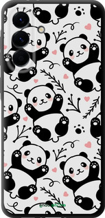 TPU чехол Панды для Samsung Galaxy A56 - 4318b-3882 изображение 
