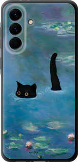 TPU чехол Із зображенням кота та водяної лілії Monet для Samsung Galaxy A56 - 6519b-3882 изображение 