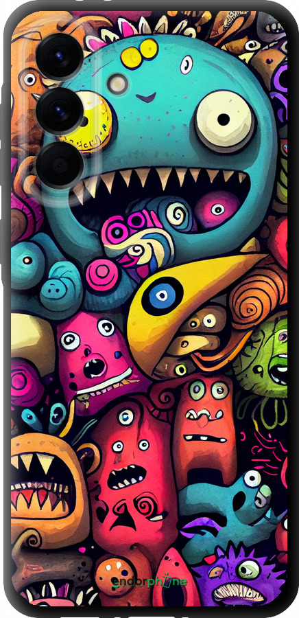 TPU чехол Cмешные монстры для Samsung Galaxy A56 - 5549b-3882 изображение 