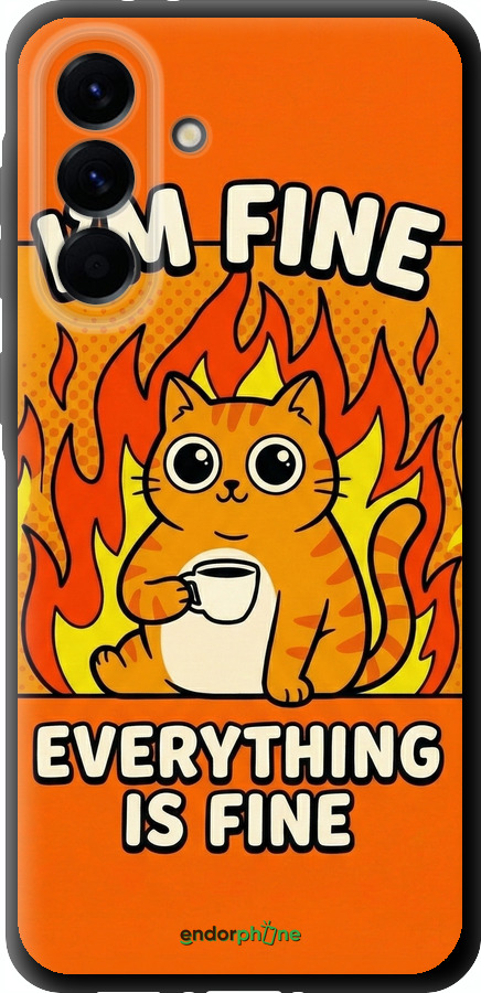 TPU чехол Funny Cat для Samsung Galaxy A56 - 6786b-3882 изображение 