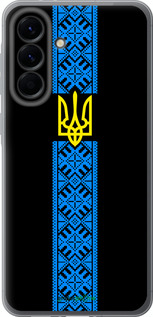 Силиконовый чехол Тризуб в вышиванке для Samsung Galaxy A56 - 1158u-3882 изображение 