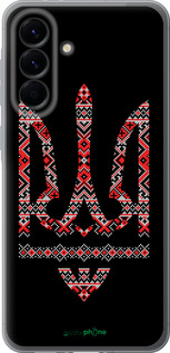 Силіконовий чехол Герб - вишиванка на чорному фоні для Samsung Galaxy A56 - 1196u-3882 изображение 