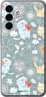 Силиконовый чехол Котята v3 для Samsung Galaxy A56 - 1223u-3882 изображение 