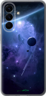 Силиконовый чехол Планеты в синем космосе для Samsung Galaxy A56 - 171u-3882 изображение 