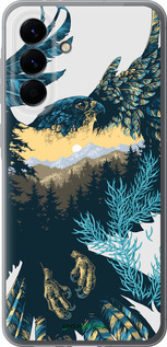 Силіконовий чехол Арт-орел на фоні природи для Samsung Galaxy A56 - 3983u-3882 изображение 