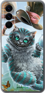 Силиконовый чехол Чеширский кот 2 для Samsung Galaxy A56 - 3993u-3882 изображение 