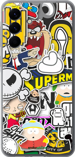 Силіконовий чехол Popular logos для Samsung Galaxy A56 - 4023u-3882 изображение 