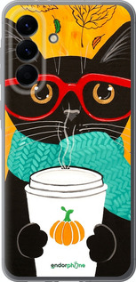 Силиконовый чехол Осенний кот для Samsung Galaxy A56 - 4026u-3882 изображение 