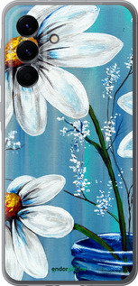 Силіконовий чехол Красиві арт-ромашки для Samsung Galaxy A56 - 4031u-3882 изображение 