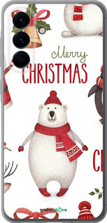 Силиконовый чехол Merry Christmas для Samsung Galaxy A56 - 4106u-3882 изображение 