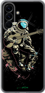 Силиконовый чехол Космонавт с гиратой для Samsung Galaxy A56 - 4138u-3882 изображение 