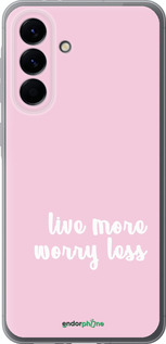 Силіконовий чехол Живи більше для Samsung Galaxy A56 - 4347u-3882 изображение 