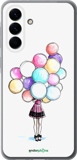 Силиконовый чехол Шарики для Samsung Galaxy A56 - 4387u-3882 изображение 