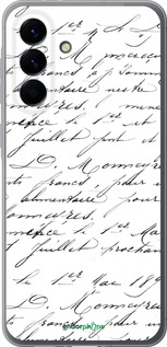 Силиконовый чехол Прописной шрифт для Samsung Galaxy A56 - 4475u-3882 изображение 