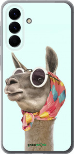 Силиконовый чехол Модная лама для Samsung Galaxy A56 - 4479u-3882 изображение 
