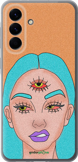 Силиконовый чехол Девушка рисунок для Samsung Galaxy A56 - 4576u-3882 изображение 