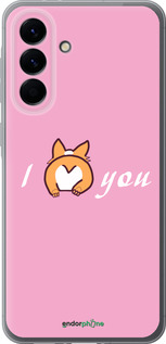 Силіконовий чехол Люблю1 для Samsung Galaxy A56 - 4587u-3882 изображение 