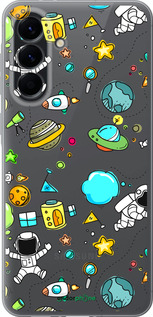 Силиконовый чехол Космос для Samsung Galaxy A56 - 4735u-3882 изображение 