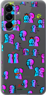 Силіконовий чехол Емоції для Samsung Galaxy A56 - 4736u-3882 изображение 