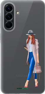 Силиконовый чехол Девушка 1 для Samsung Galaxy A56 - 4751u-3882 изображение 