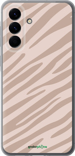 Силиконовый чехол Зебра беж для Samsung Galaxy A56 - 4875u-3882 изображение 