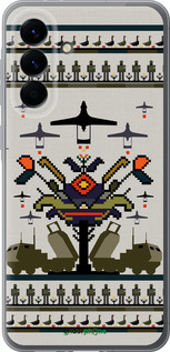 Силиконовый чехол Вышиванка UA для Samsung Galaxy A56 - 5446u-3882 изображение 