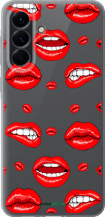 Силіконовий чехол Губи v3 для Samsung Galaxy A56 - 5477u-3882 изображение 