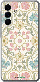 Силиконовый чехол Цветочный орнамент v2 для Samsung Galaxy A56 - 5513u-3882 изображение 